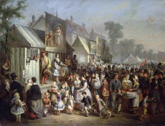 En fest i Saint-Cloud under det andet imperium